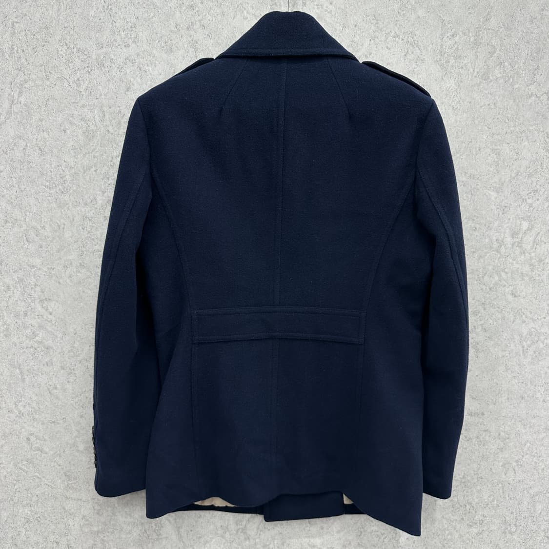 100 커스텀멜로우 남자 견장 울 더블코트 상품이미지2