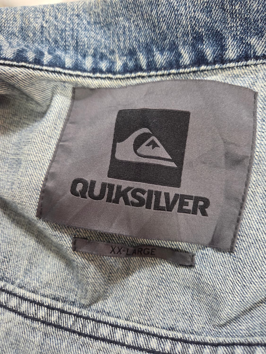 퀵실버 패치 데님 자켓 청자켓 상품이미지3