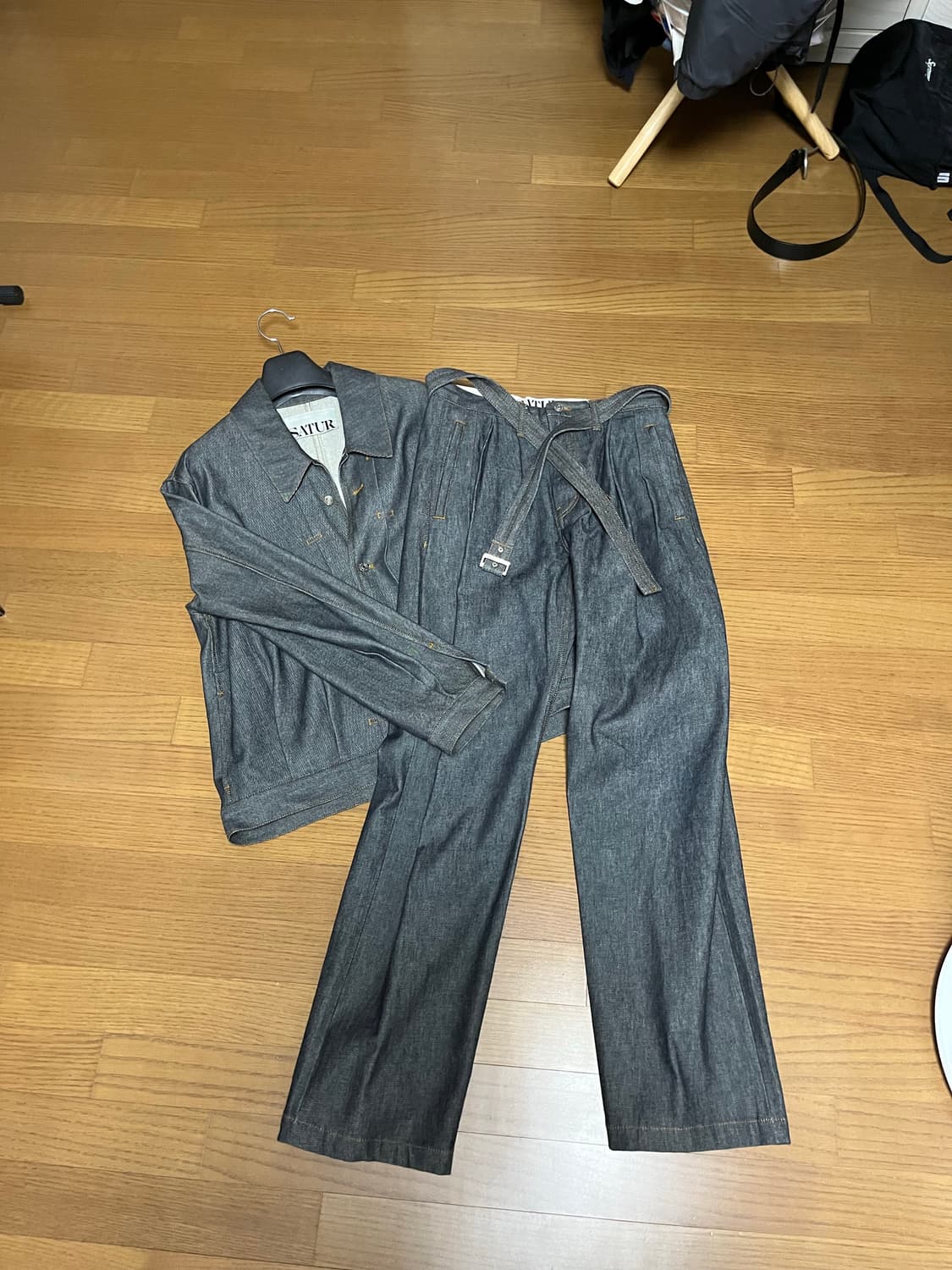 세터 카마로 데님 셋업 상품이미지3