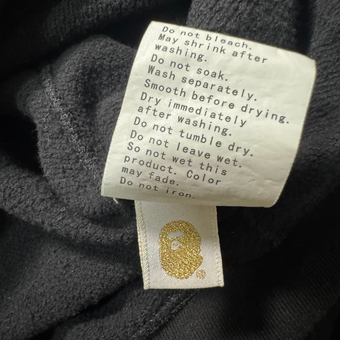 Name : 베이프 샤크 반카모 풀집업 블랙컬러 후드집업 :) 상품이미지10