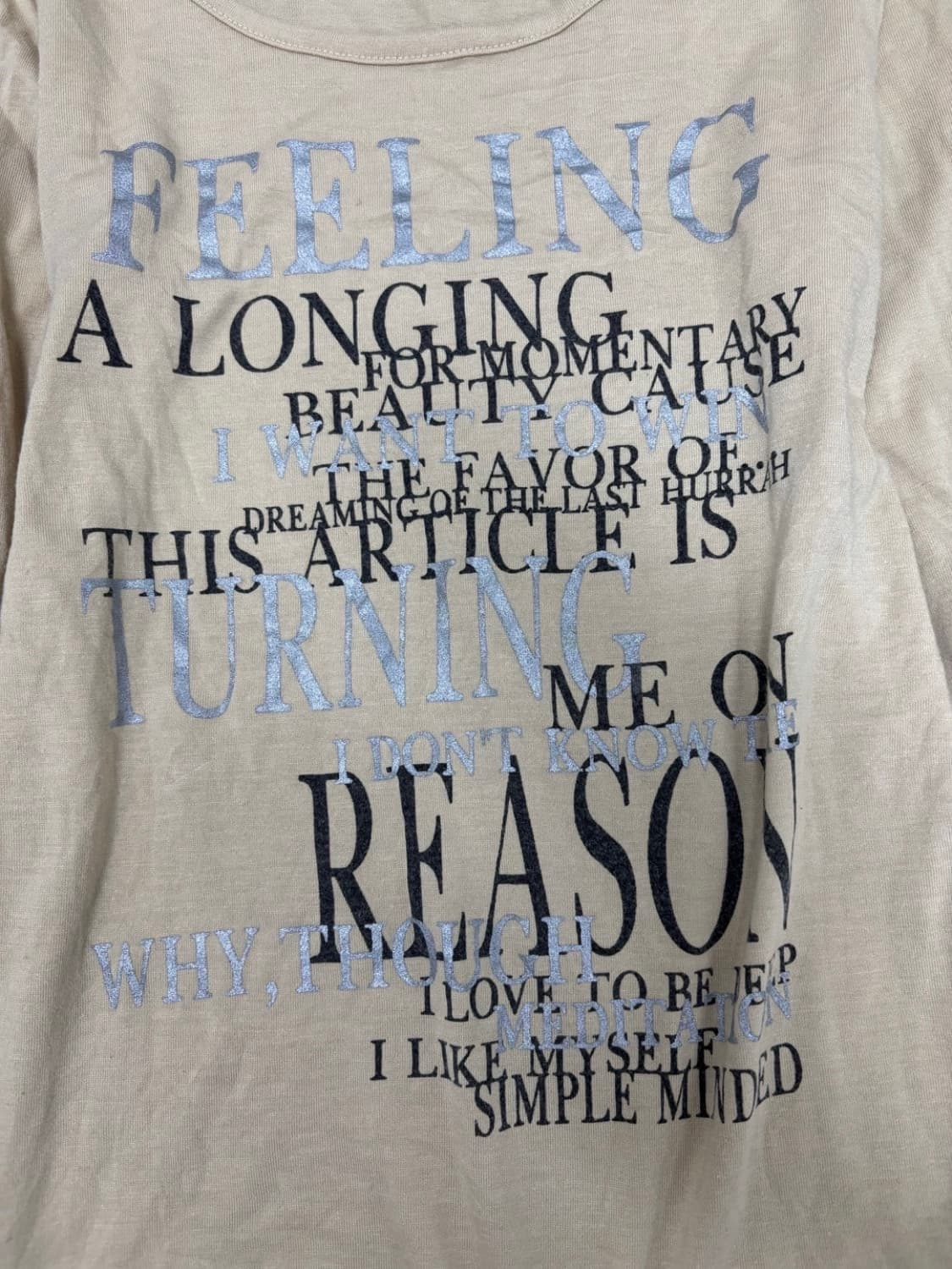 Vintage Y2K Print Sleeve 상품이미지2