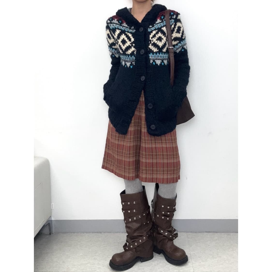 빈티지 노르딕 가디건 상품이미지2