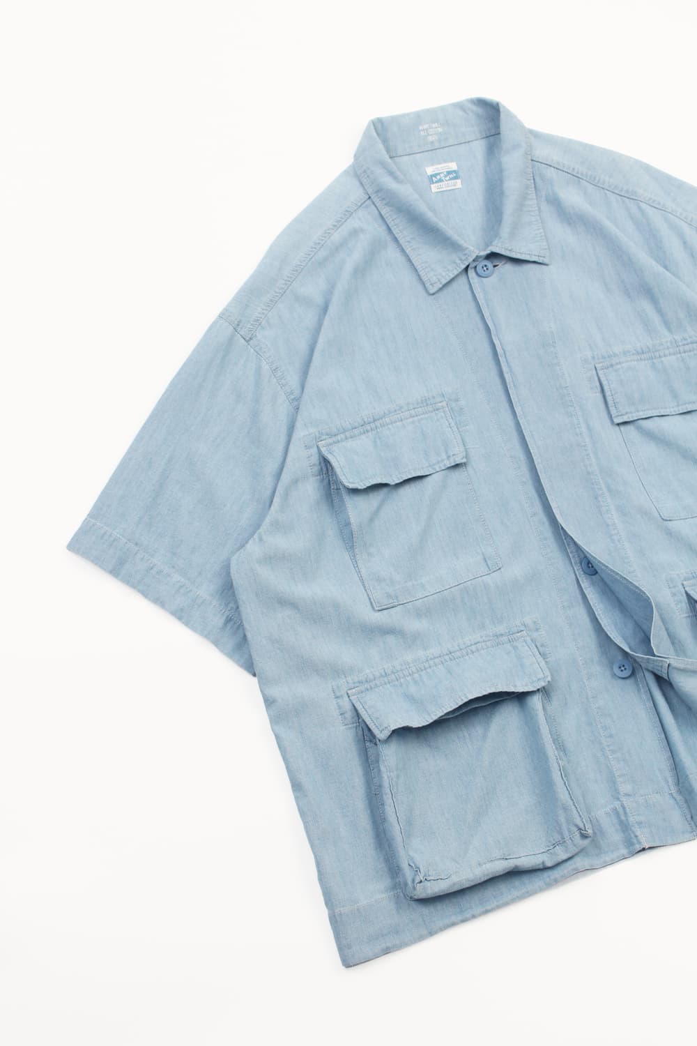 ARMY TWILL  Military Utility Half Shirt  상품이미지2