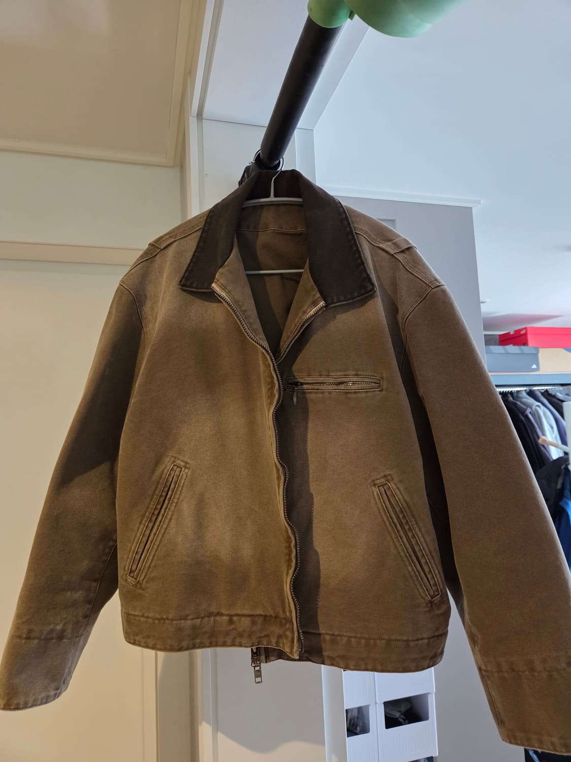 (런업 착용) BEUYS 뷰스 워크 자켓 브라운 (프리사이즈) 상품이미지2