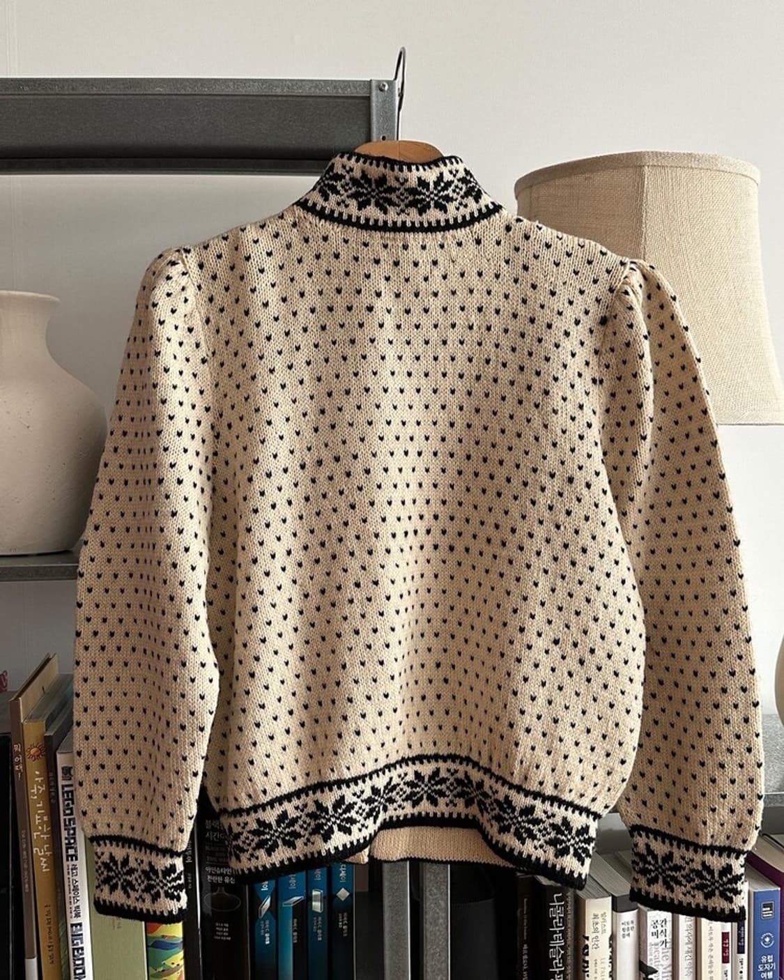 빈티지 ) 핸드메이드 노르딕 가디건 상품이미지5