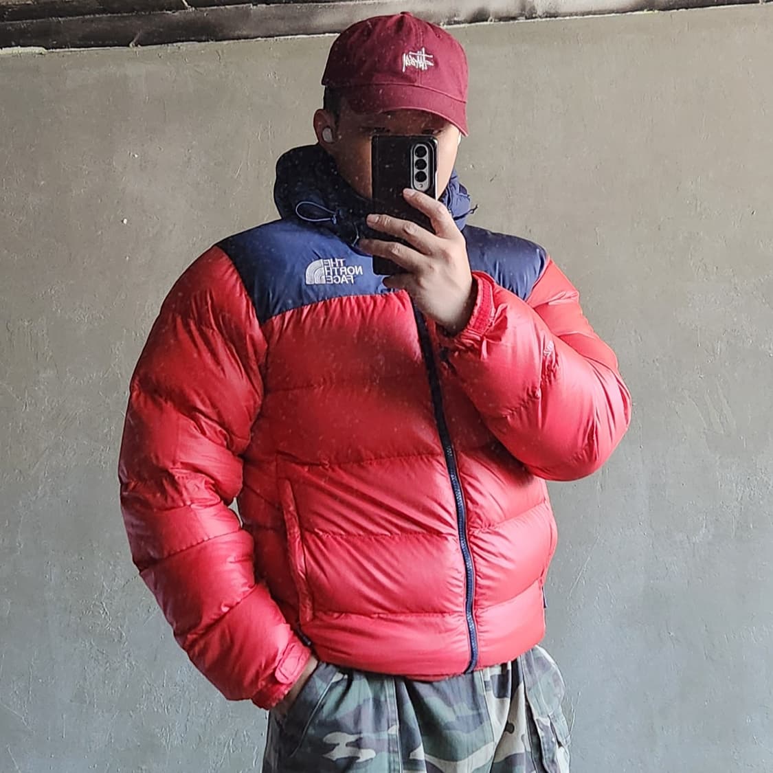 노스페이스 눕시2 고프코어 애벌레 패딩 상품이미지5