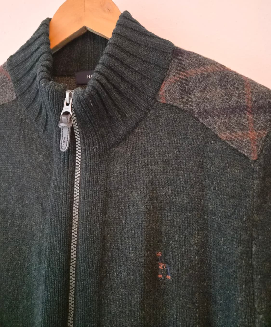 헤지스 남성 울100니트집업가디건
 상품이미지3