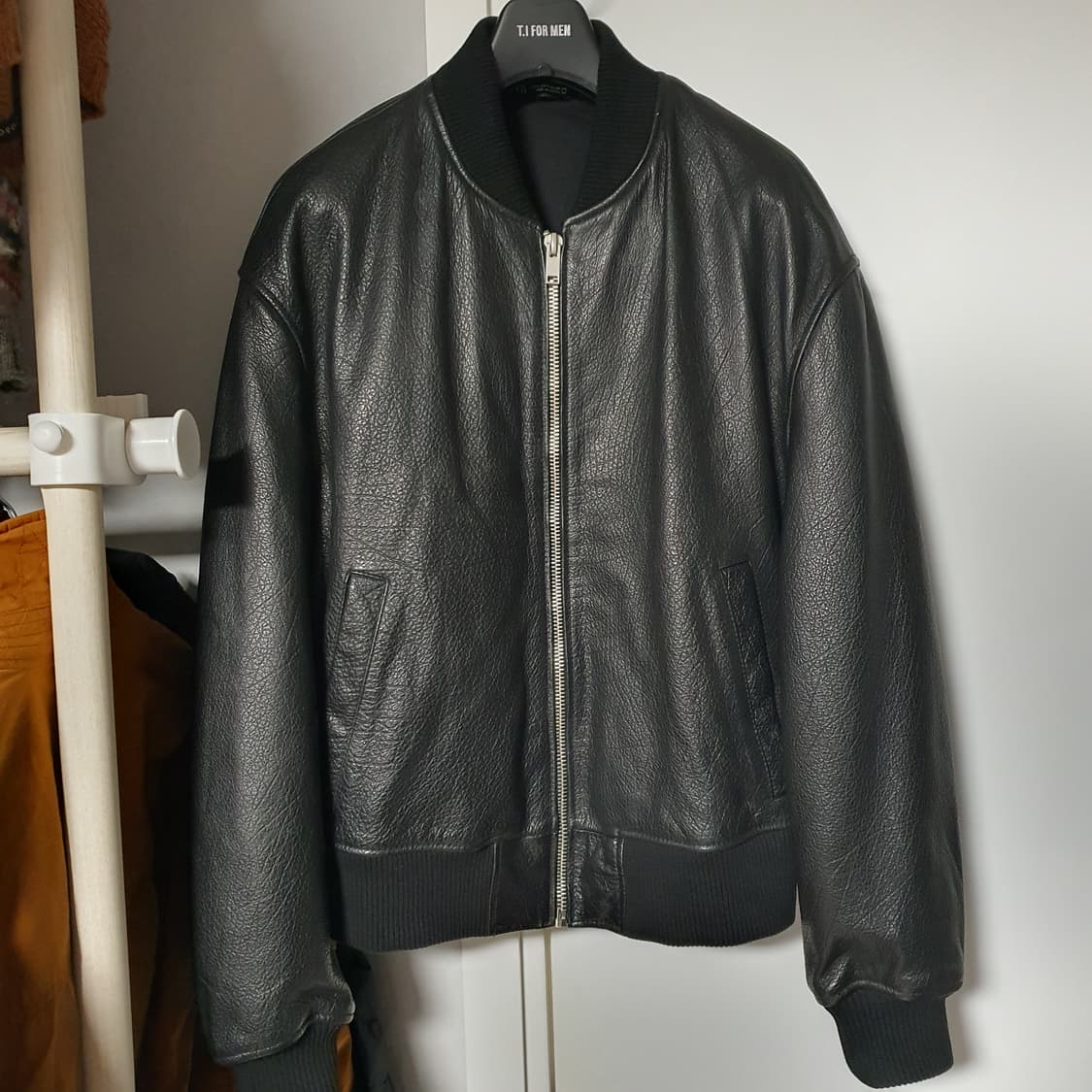 [M] 자라 가죽 자켓 (버팔로 소가죽) 상품이미지7