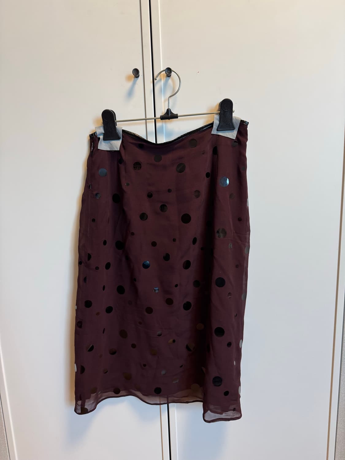 티크 teak dot silk skirt 상품이미지4