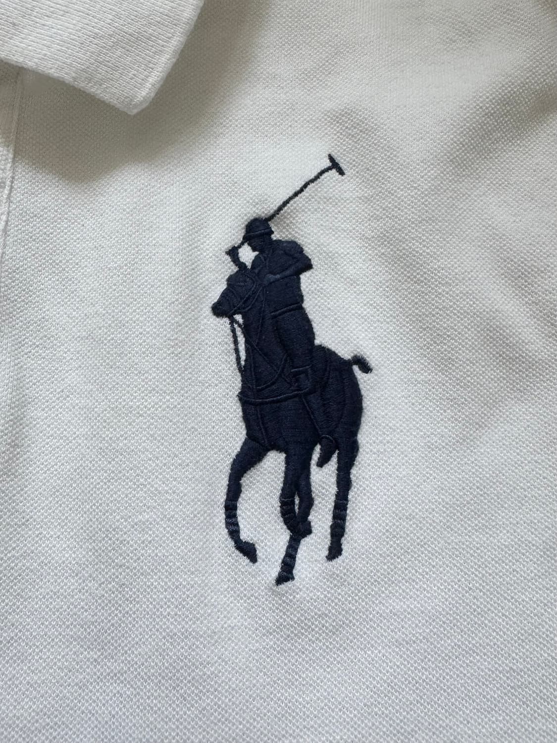 폴로 랄프로렌 빅포니 화이트 카라 반팔티 상품이미지2