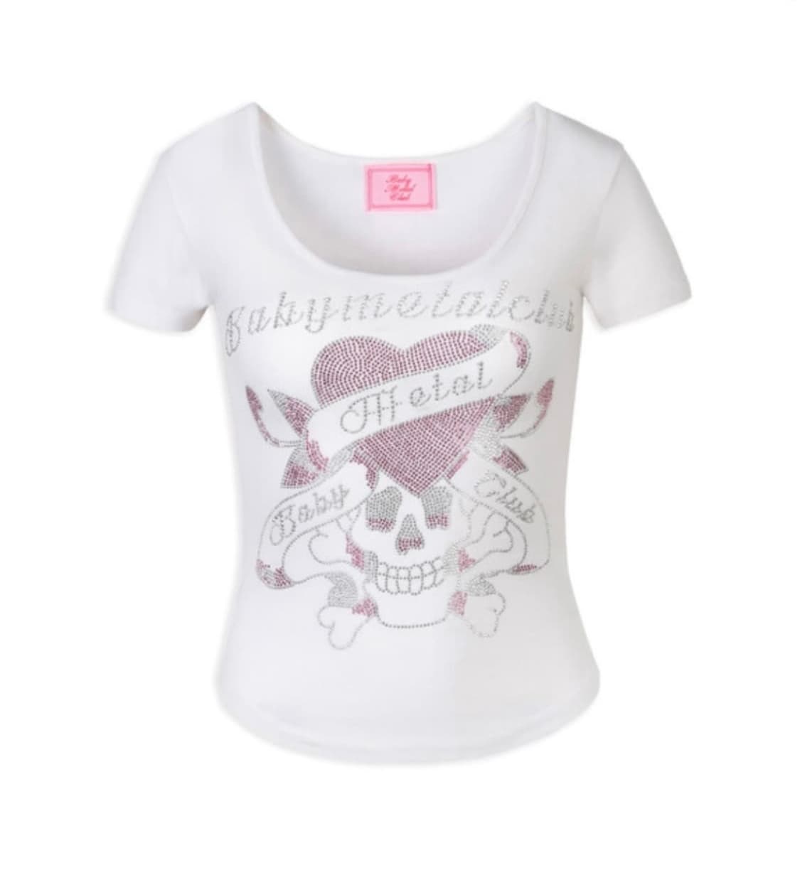 베이비메탈클럽 베메클 스컬티 화이트 상품이미지1