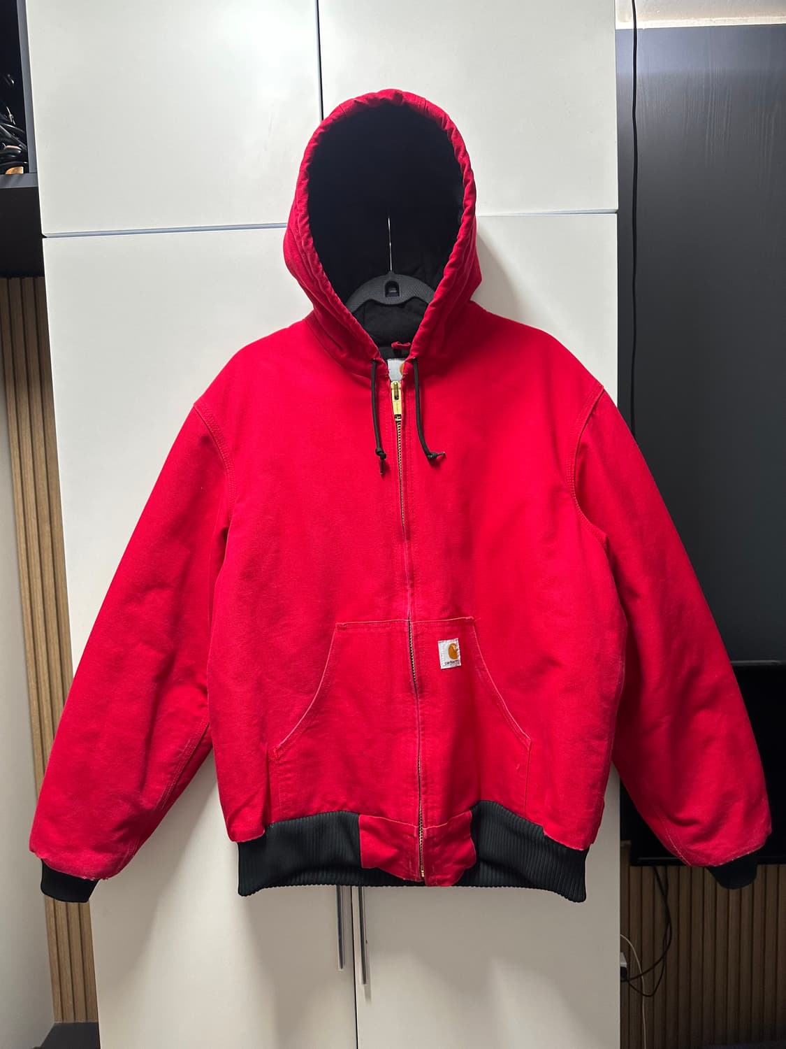 칼하트 액티브 자켓 레드 M 상품이미지1