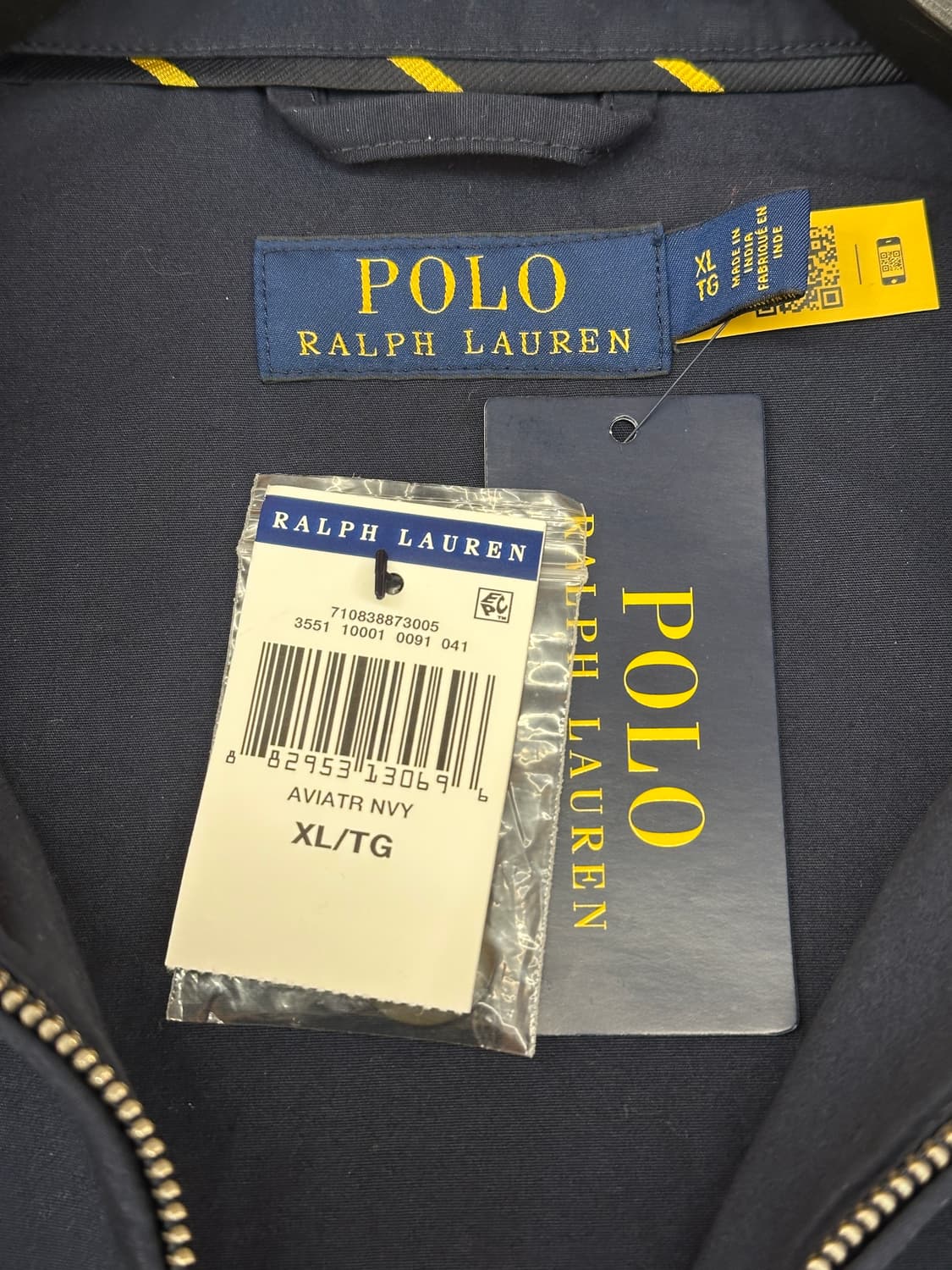 [새제품] 폴로 랄프로렌 드리즐러 코튼 블루종 네이비 XL 상품이미지3