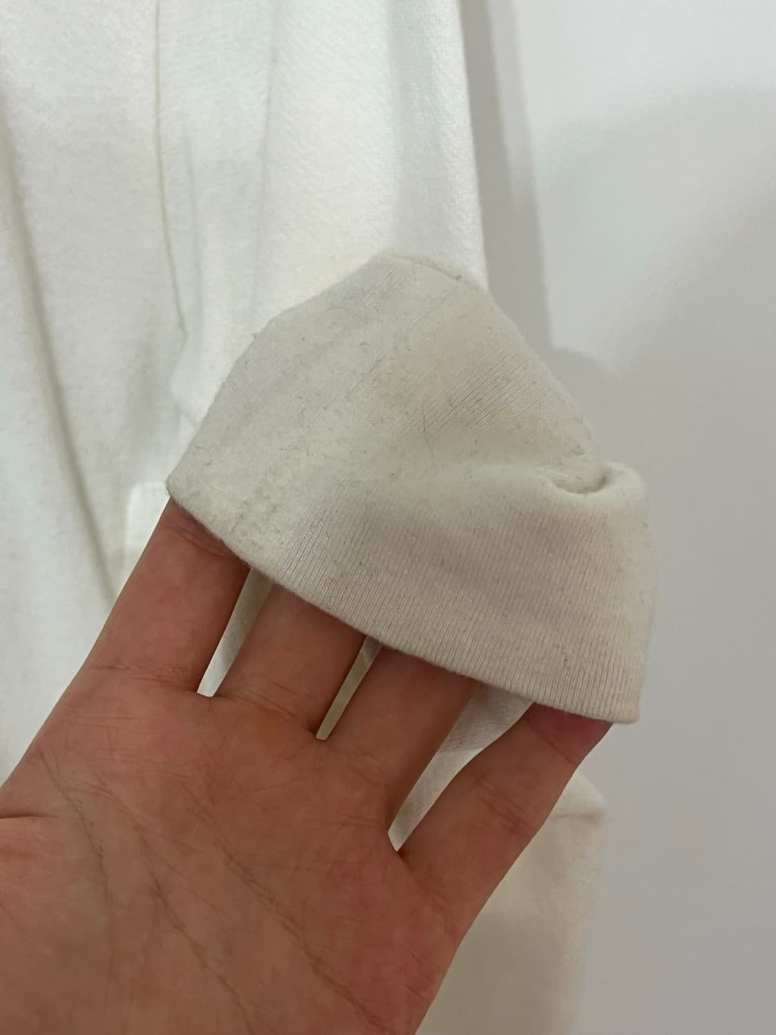 히스테릭 글래머 바나나 숏 후드 화이트 OS 상품이미지7