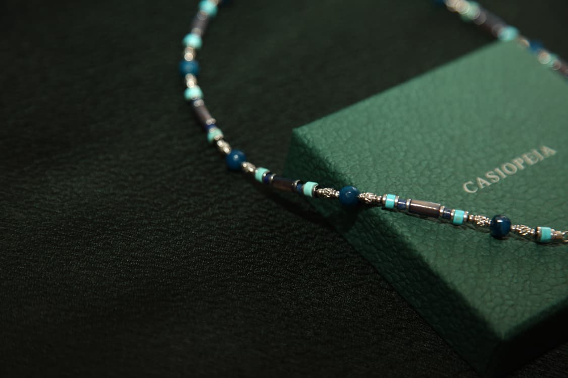 CASIOPEIA Blue tongued Necklace  ﻿원석 목걸이 상품이미지2