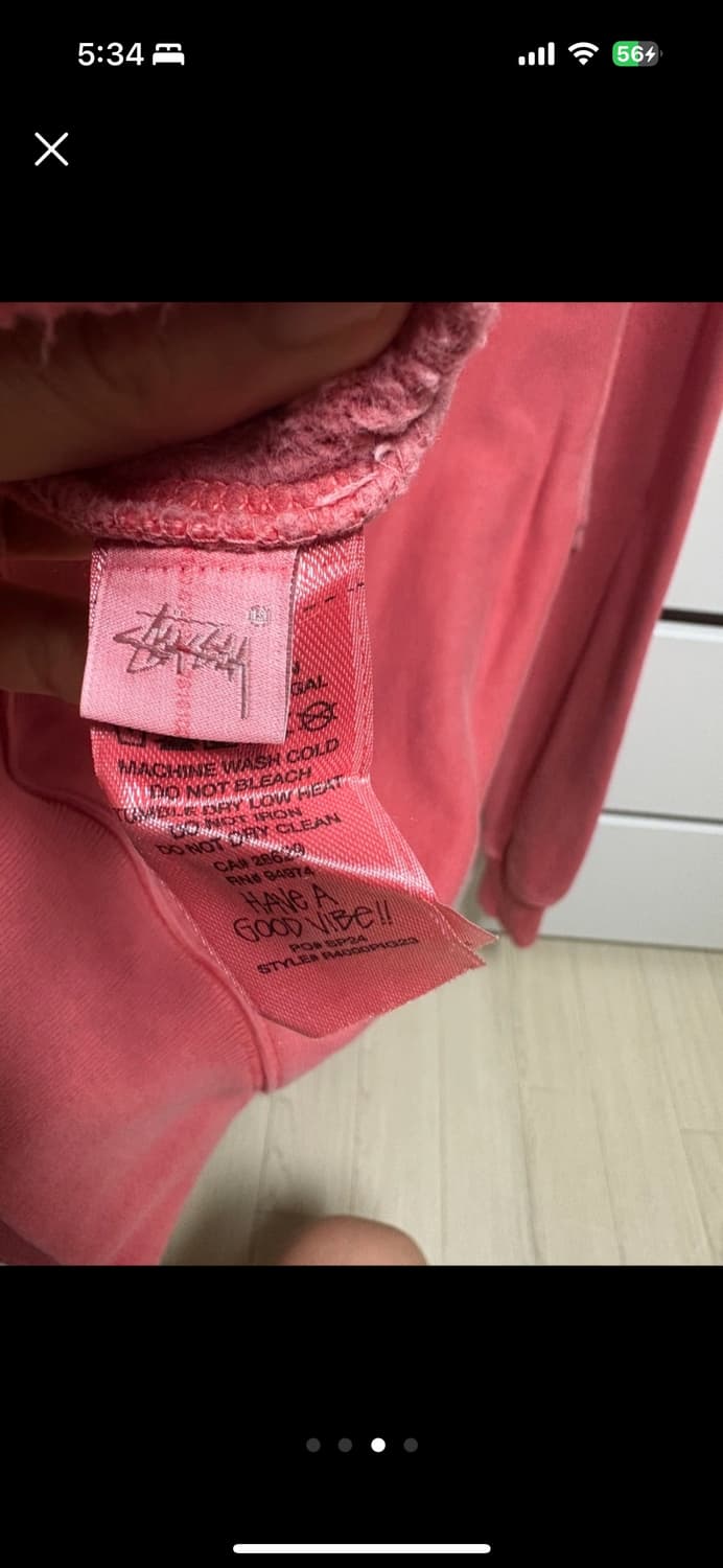 STUSSY / 오사카 스투시 매장에서 구매한 후디 상품이미지2