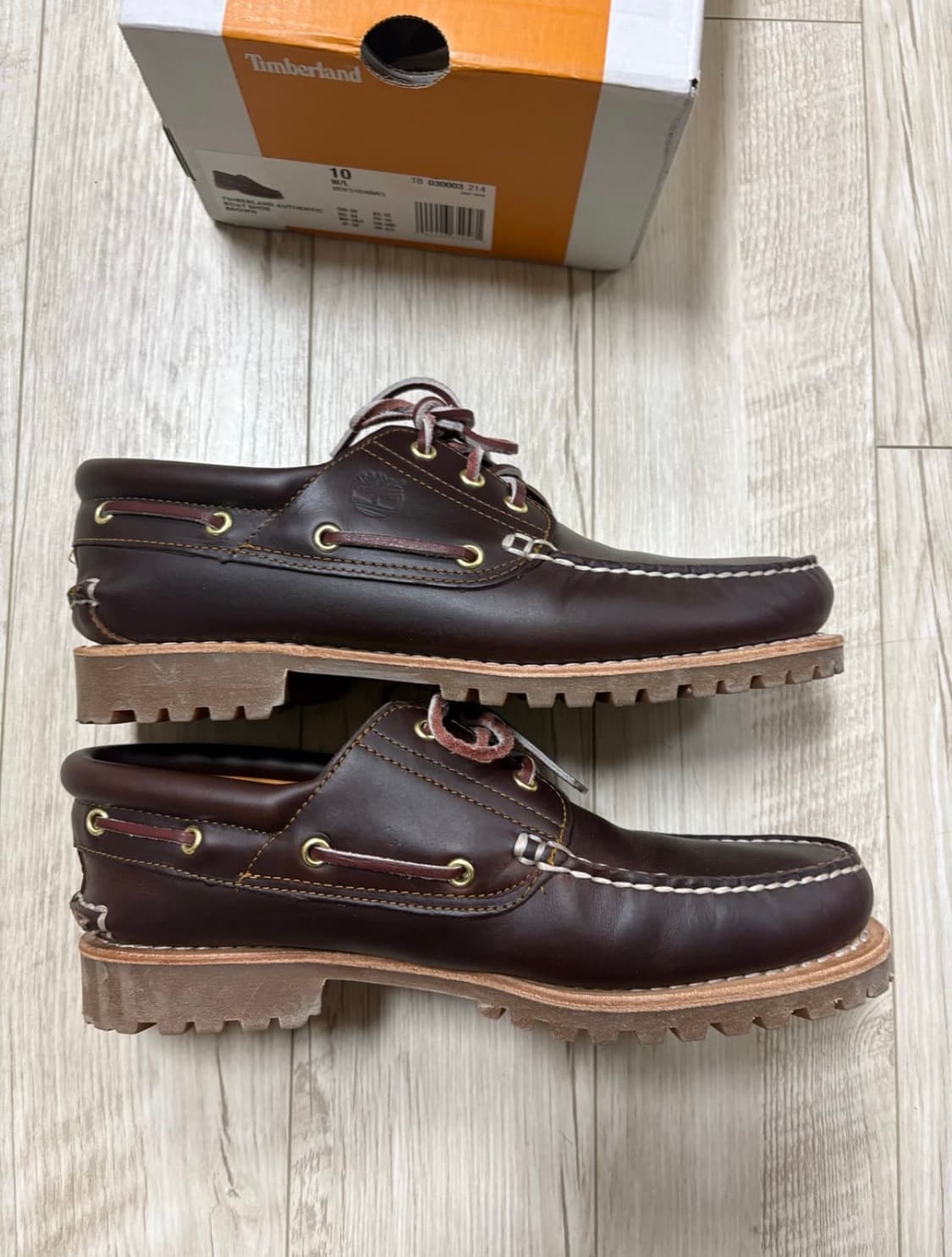 팀버랜드 3아이 보트슈즈 브라운 280 상품이미지3