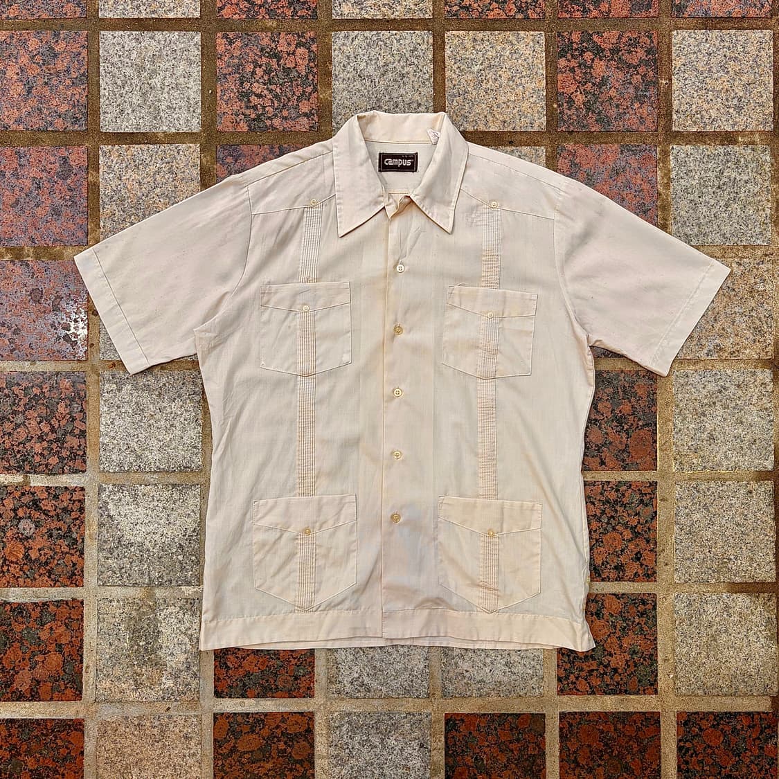70s 빈티지 구아야베라 셔츠 (XL) 상품이미지1
