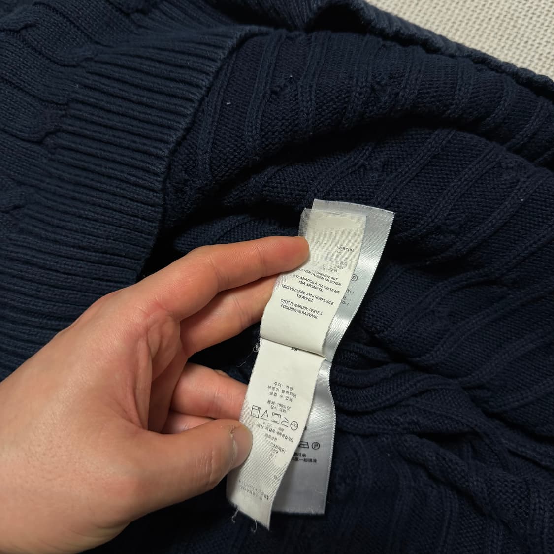 폴로 랄프로렌 케이블 니트 원피스 상품이미지4