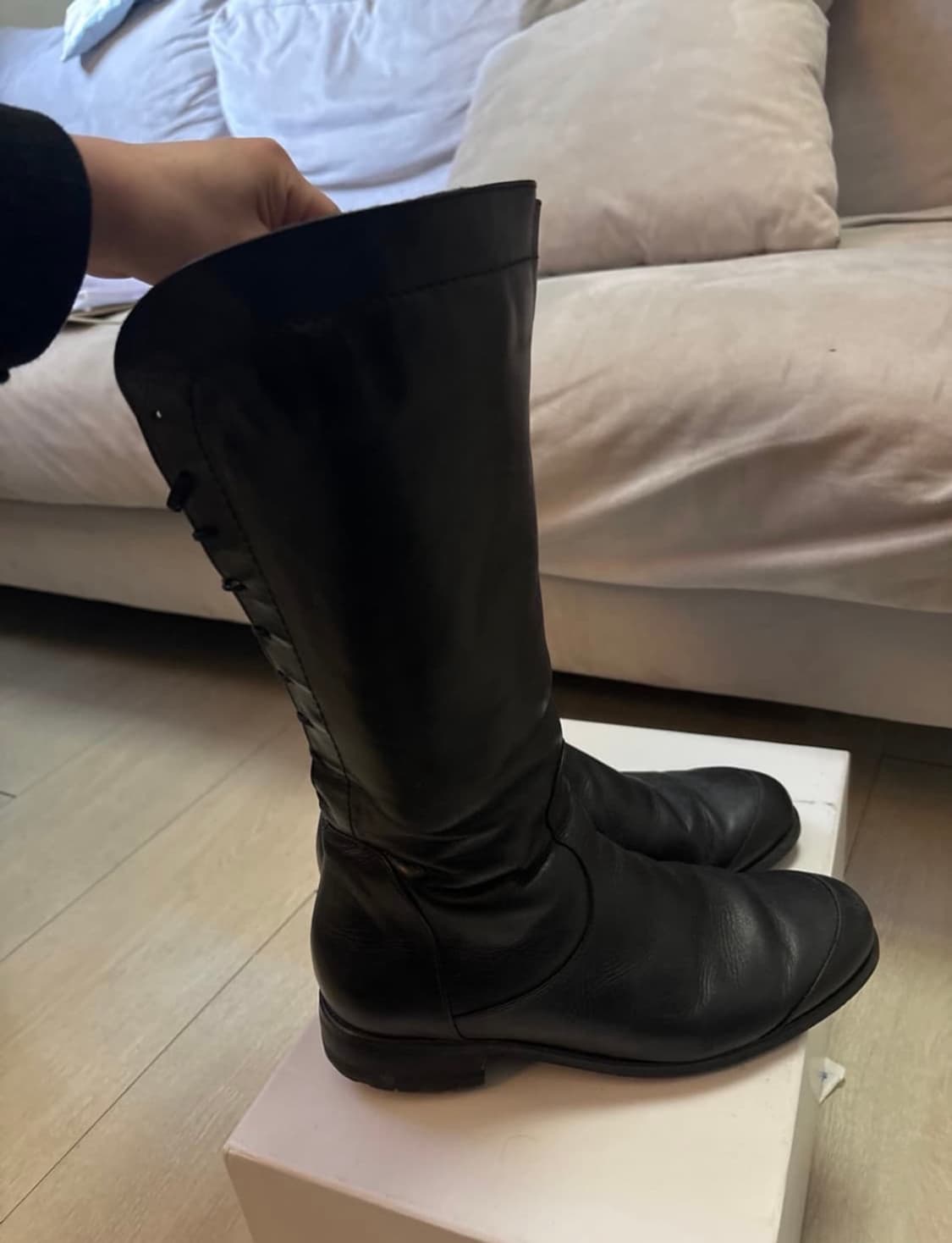 빈티지 가죽 부츠 230 (리얼 레더) 상품이미지2