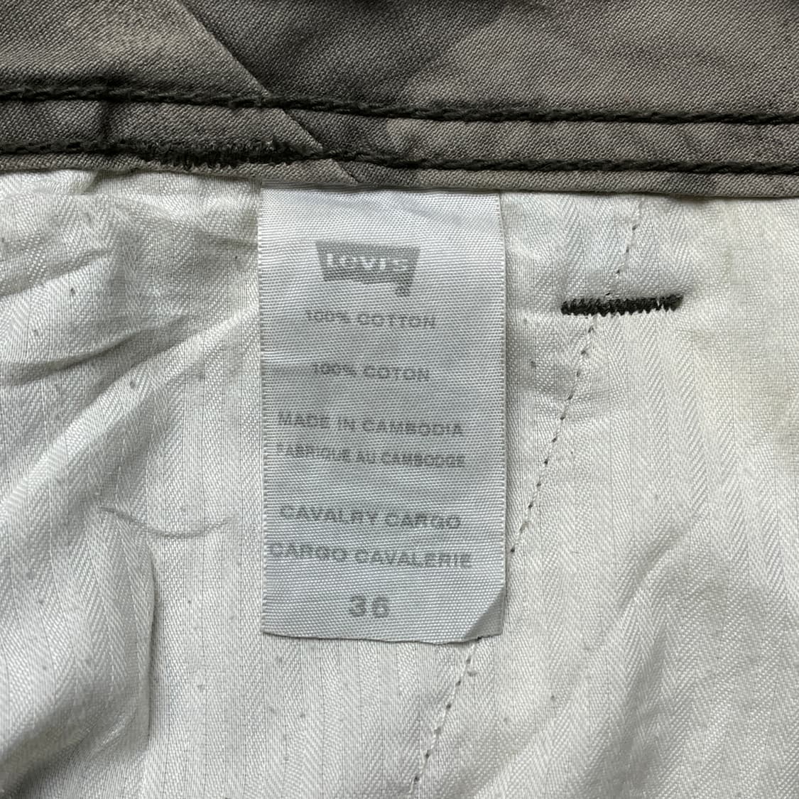 LEVI'S 리바이스 빈티지 카키 카고 하프 팬츠 A01149 상품이미지10