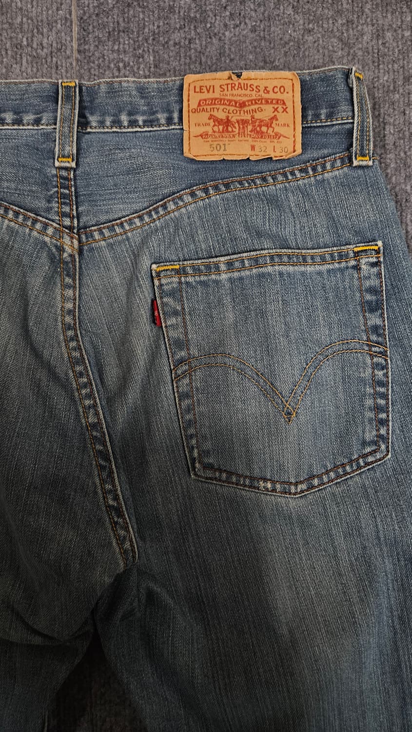 리바이스 501 데님 팬츠(급처) 상품이미지3
