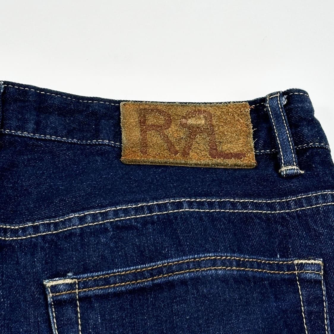 더블알엘 RL 클래식 USA 진청 데님 팬츠 (35인치) 상품이미지6