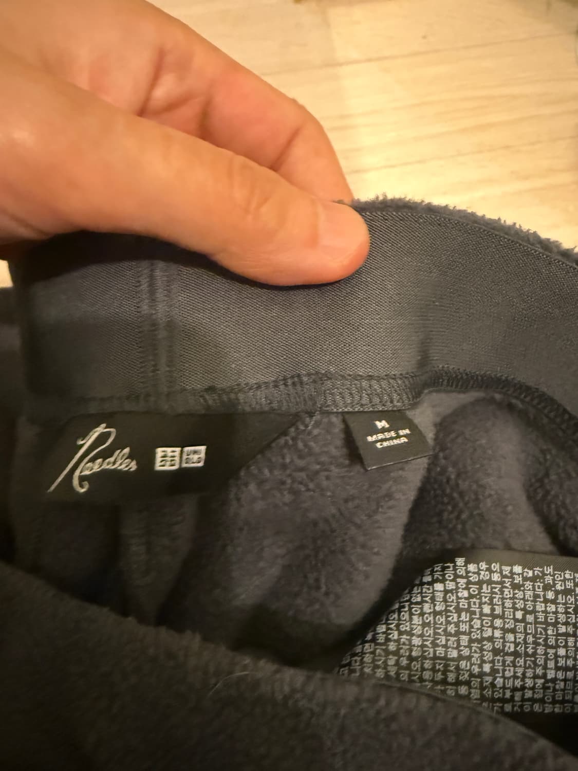 유니클로x니들스 그레이 셋업 M 상품이미지5