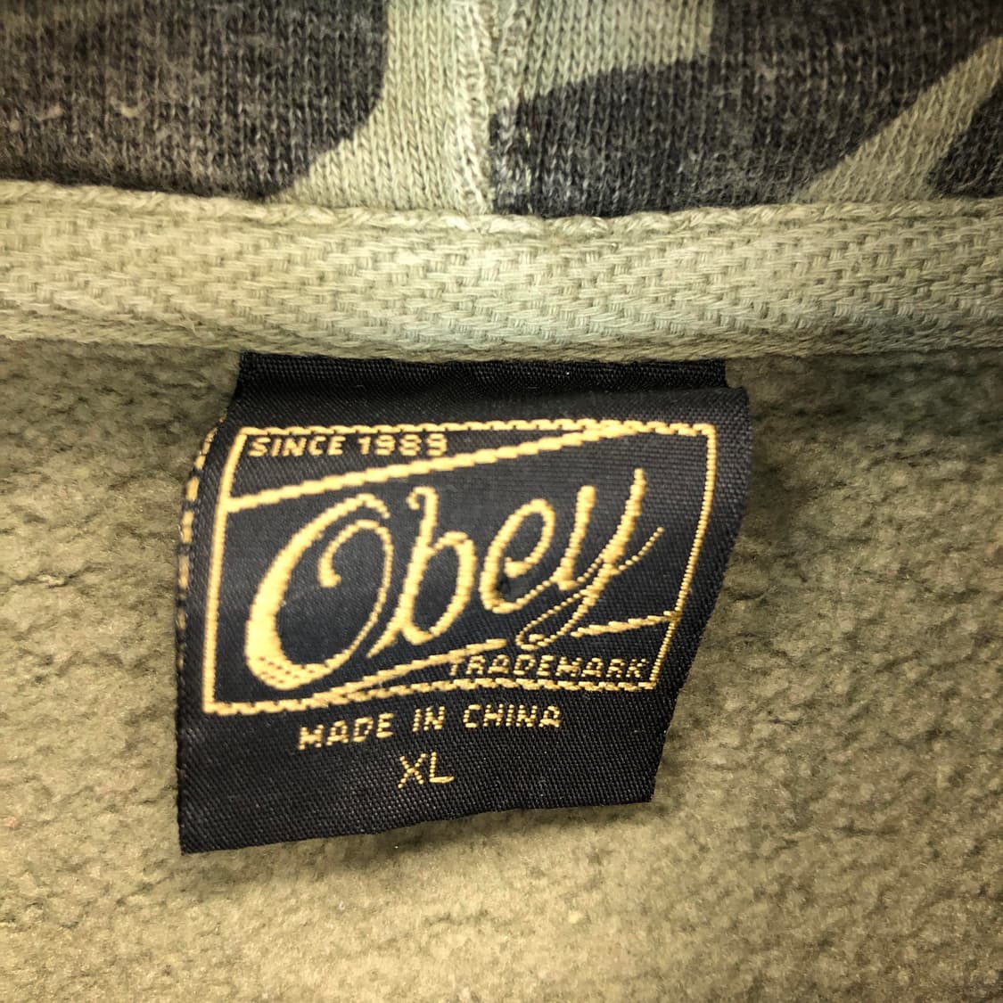 OBEY 오베이 카모후드 XL 상품이미지5