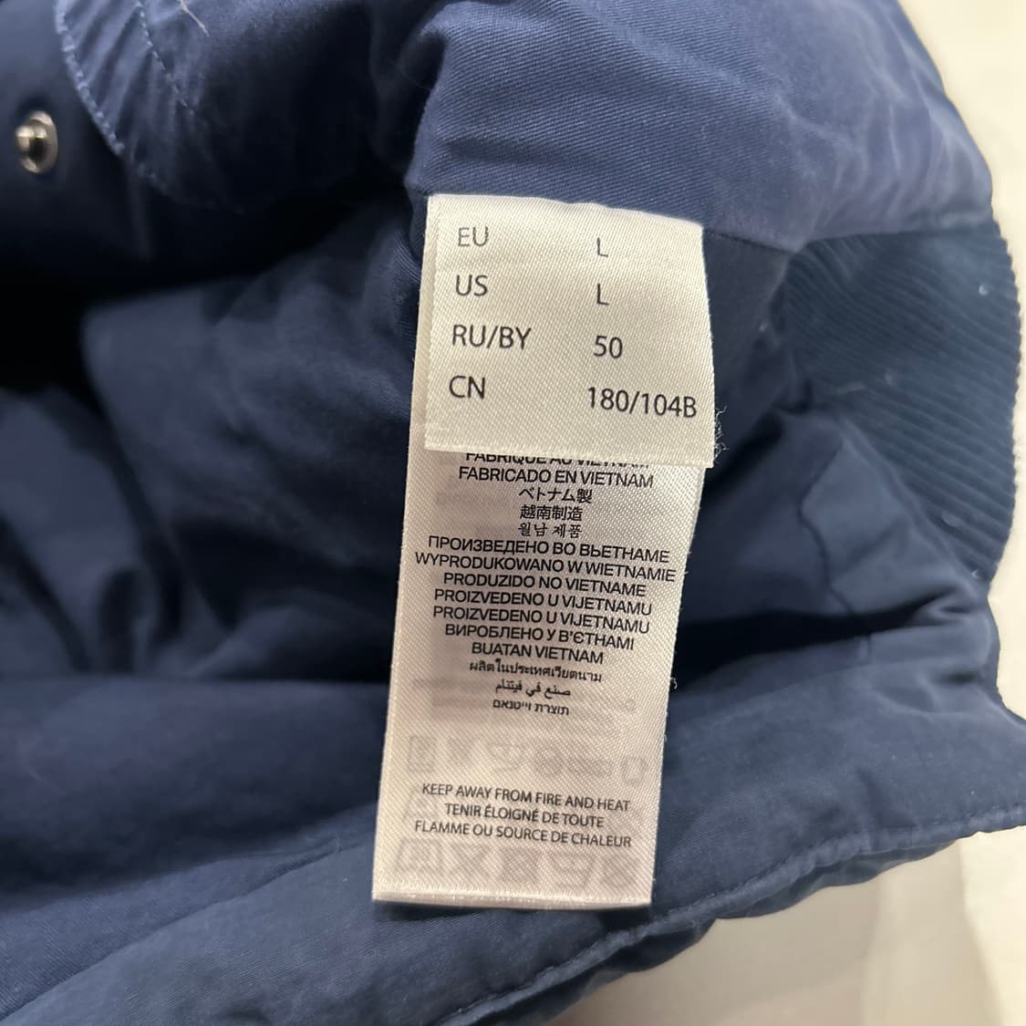 [L] BMW 모토라드 패딩 조끼 블루 A781 상품이미지8