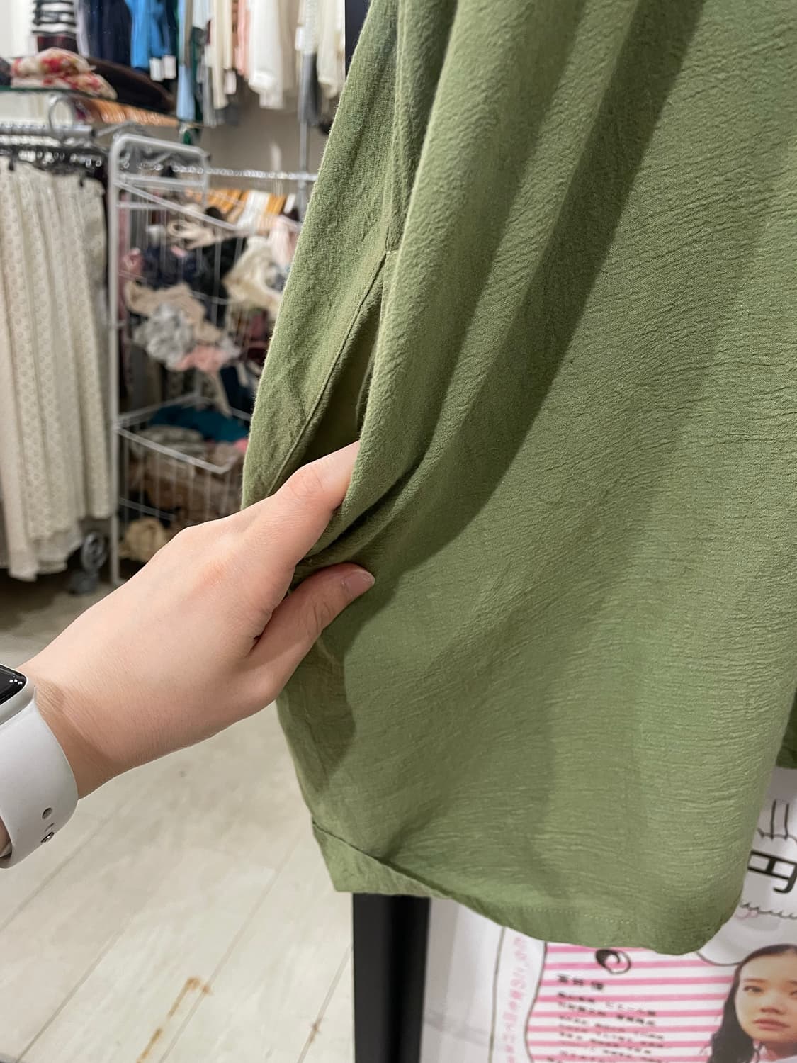 Green over pocket onepiece 상품이미지9