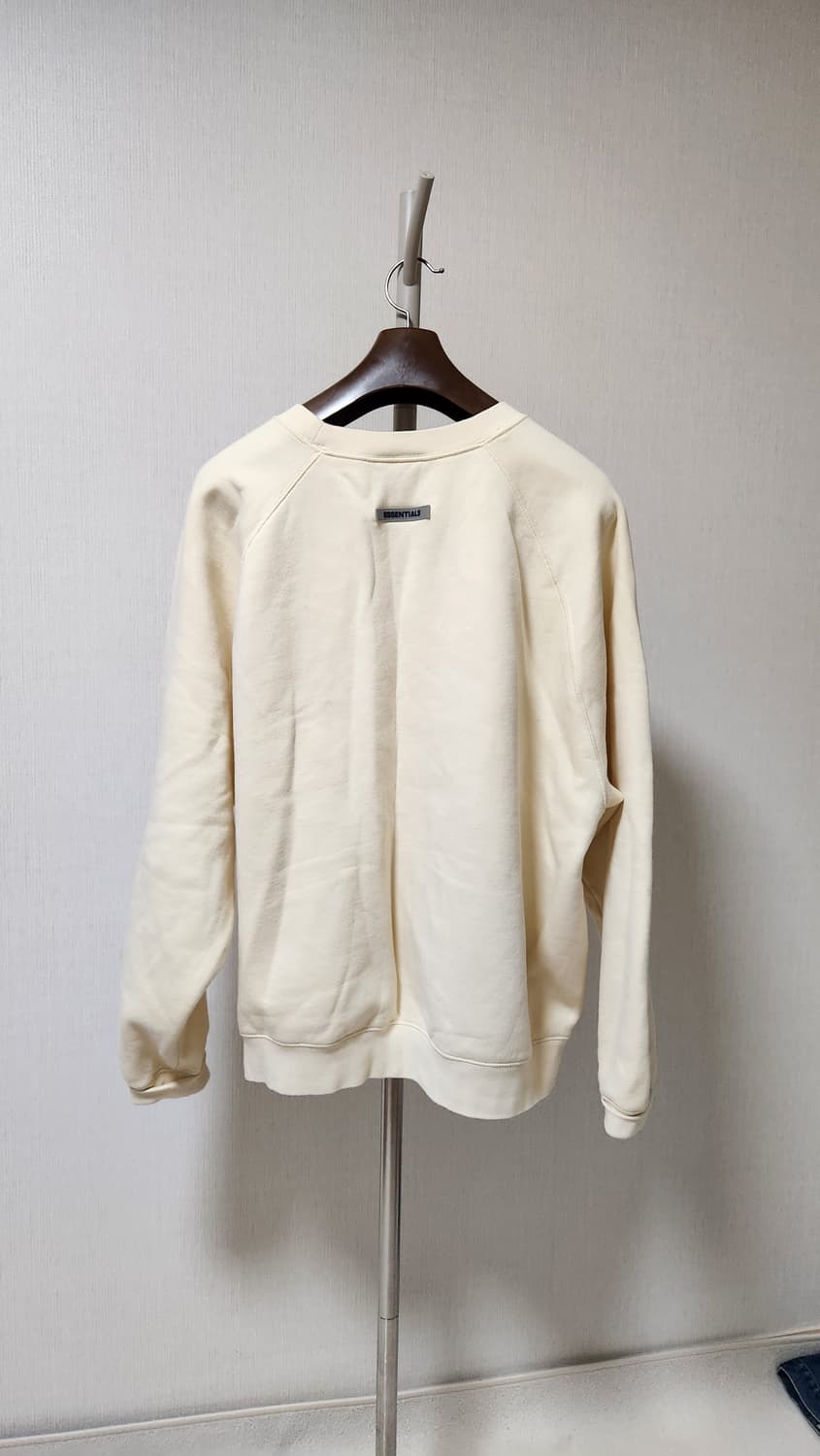 피오갓 에센셜 아이보리 오버핏 스웻셔츠 XL 상품이미지2