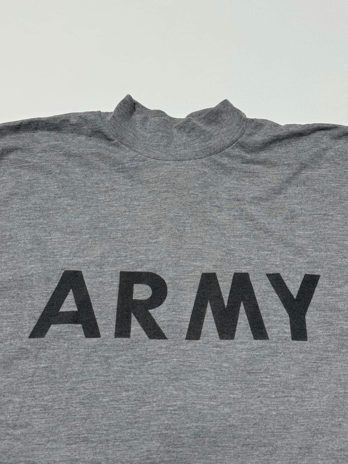 90s-00s 미국빈티지 us army IPFU 모크넥 롱슬리브 상품이미지3