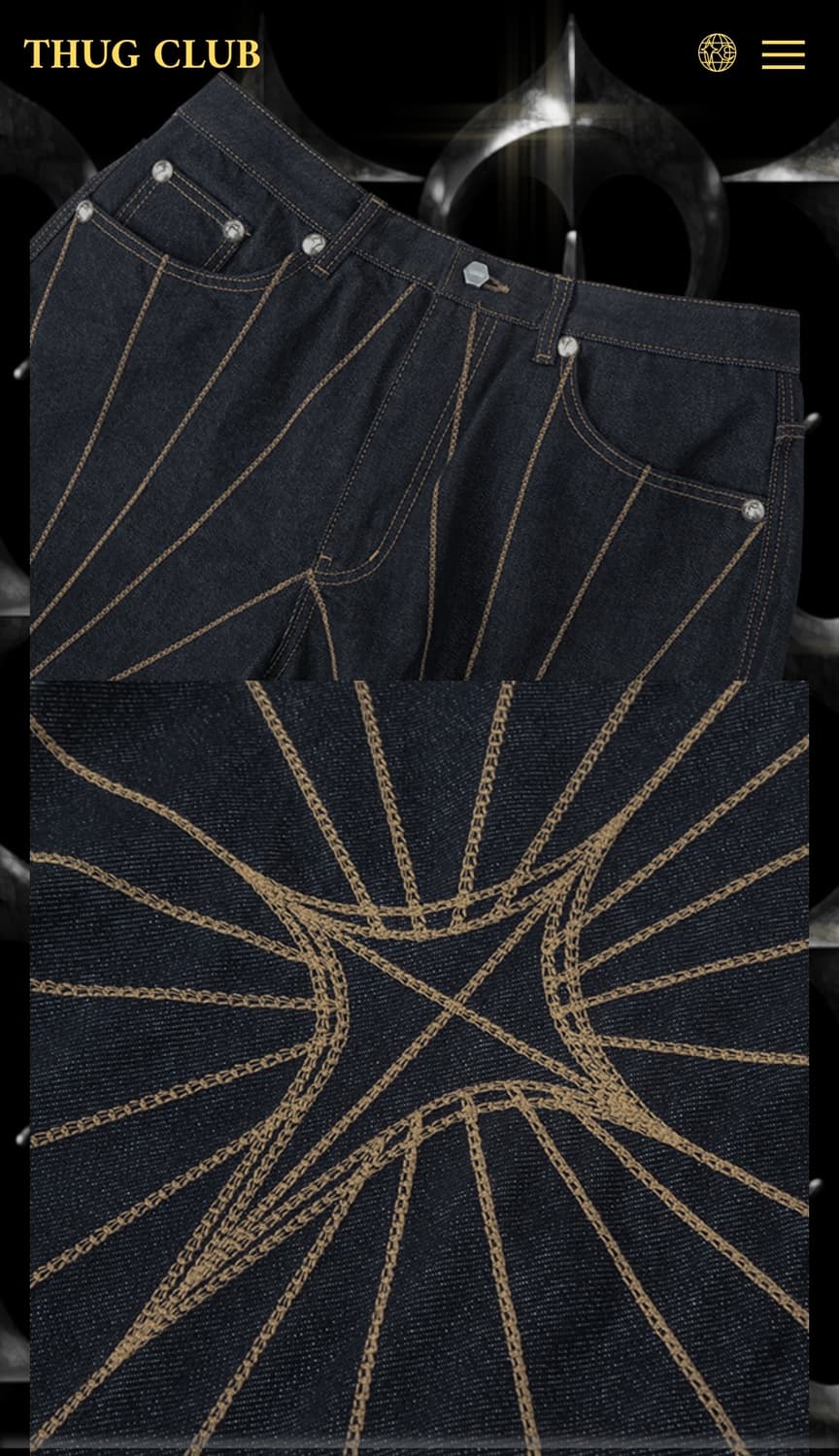 TC Chain Stitch Denim Pants 상품이미지6