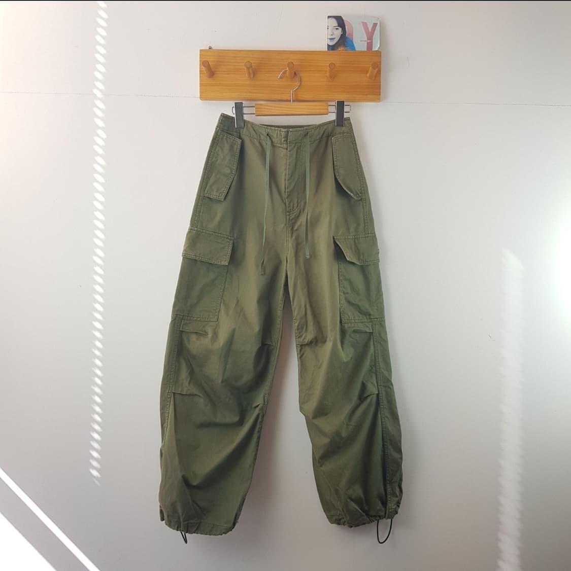 레이지블루 와이드 카고팬츠 상품이미지3