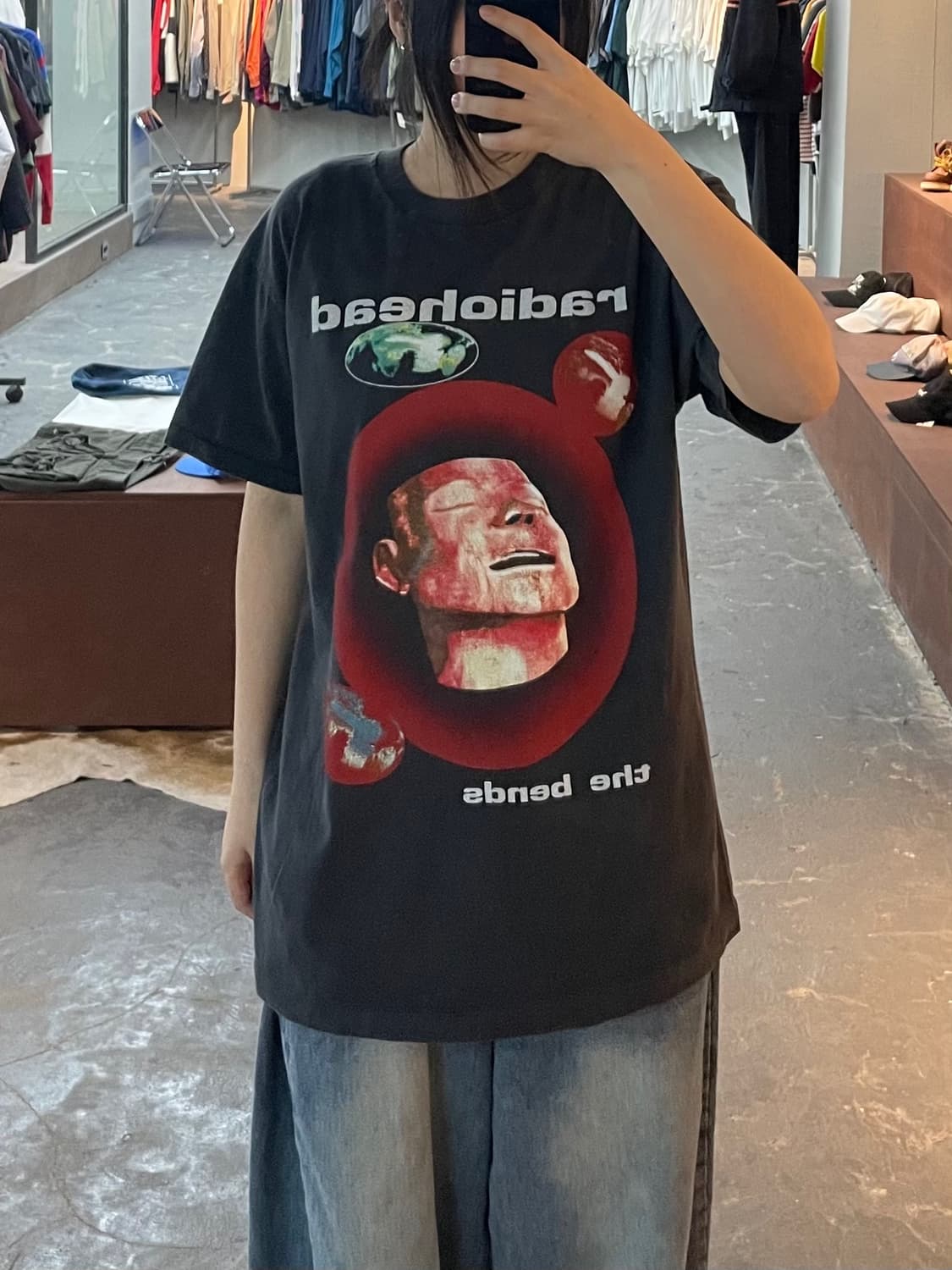 빈티지 라디오헤드 월드투어 반팔 H2443 상품이미지1