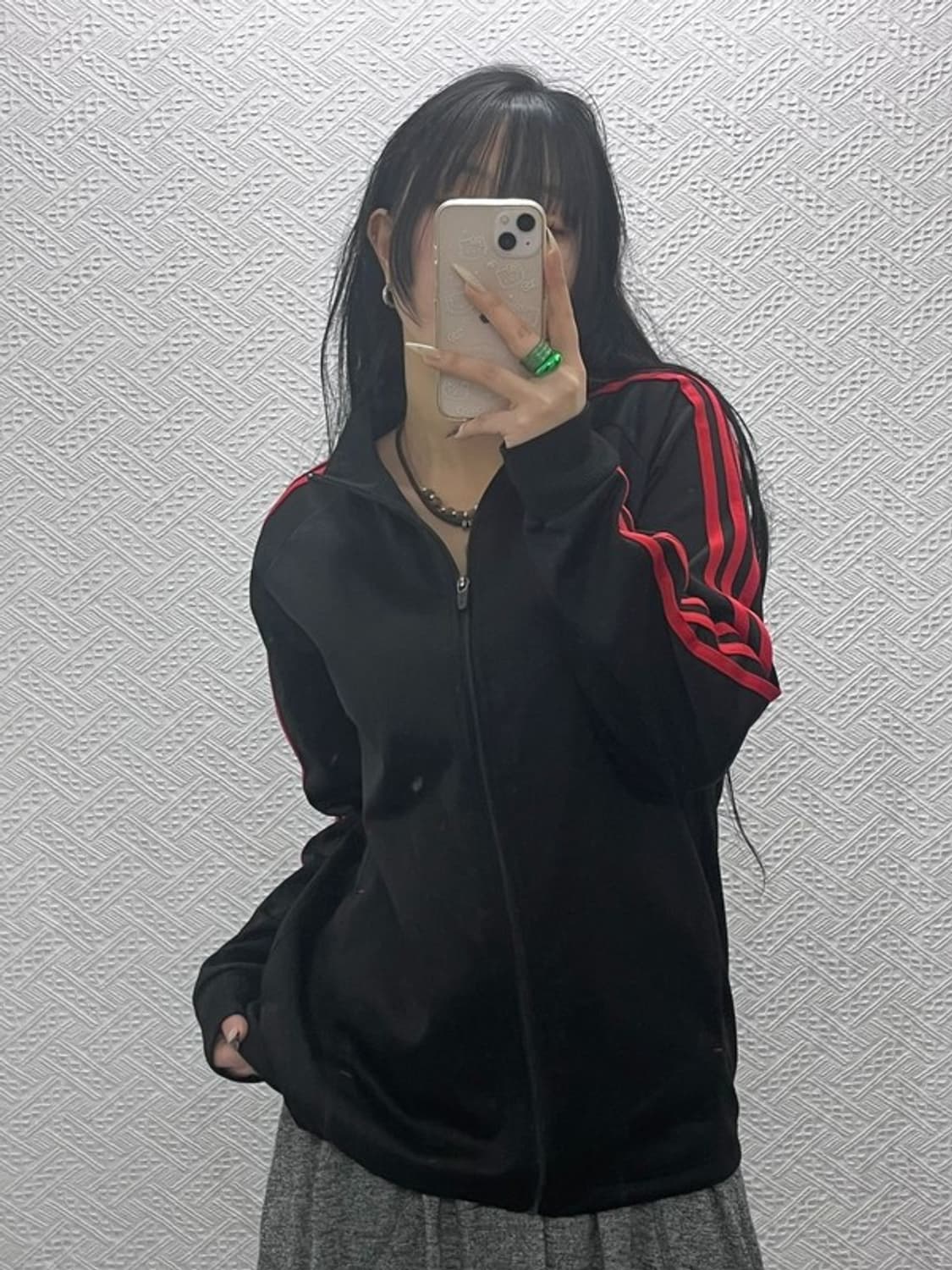 아디다스 올드스쿨 Y2K 검빨 져지 집업 100 C08363 상품이미지1