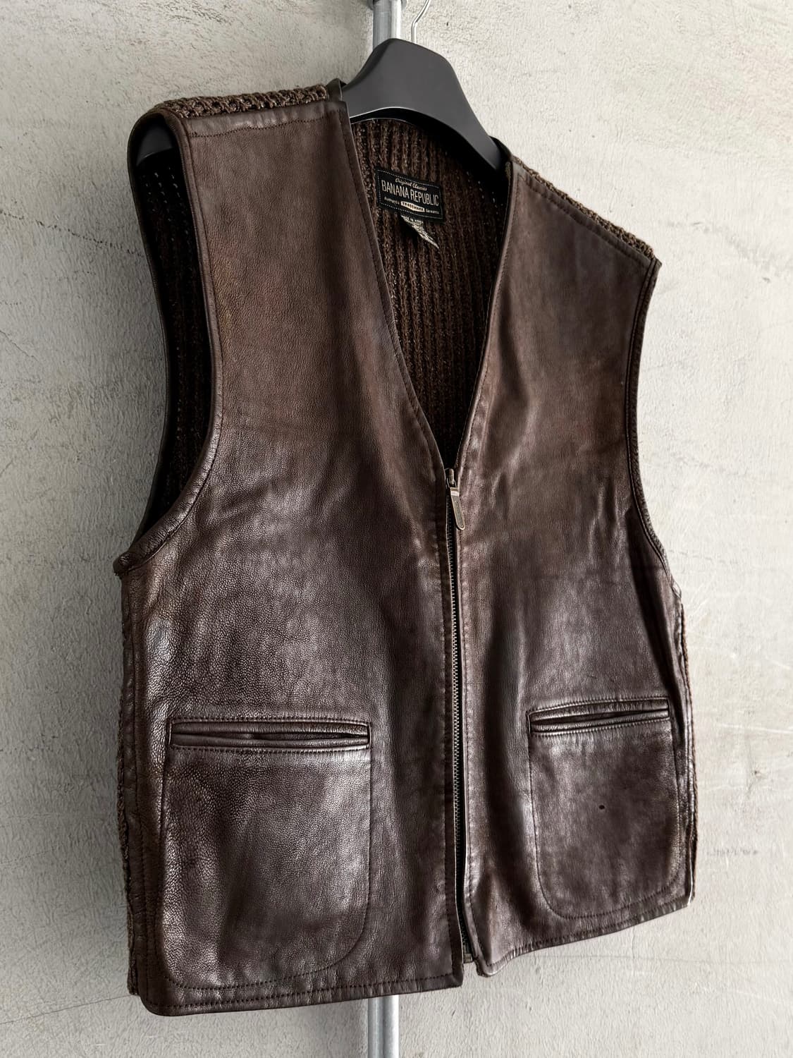 Banana Republic Genuine Leather Vest 상품이미지4