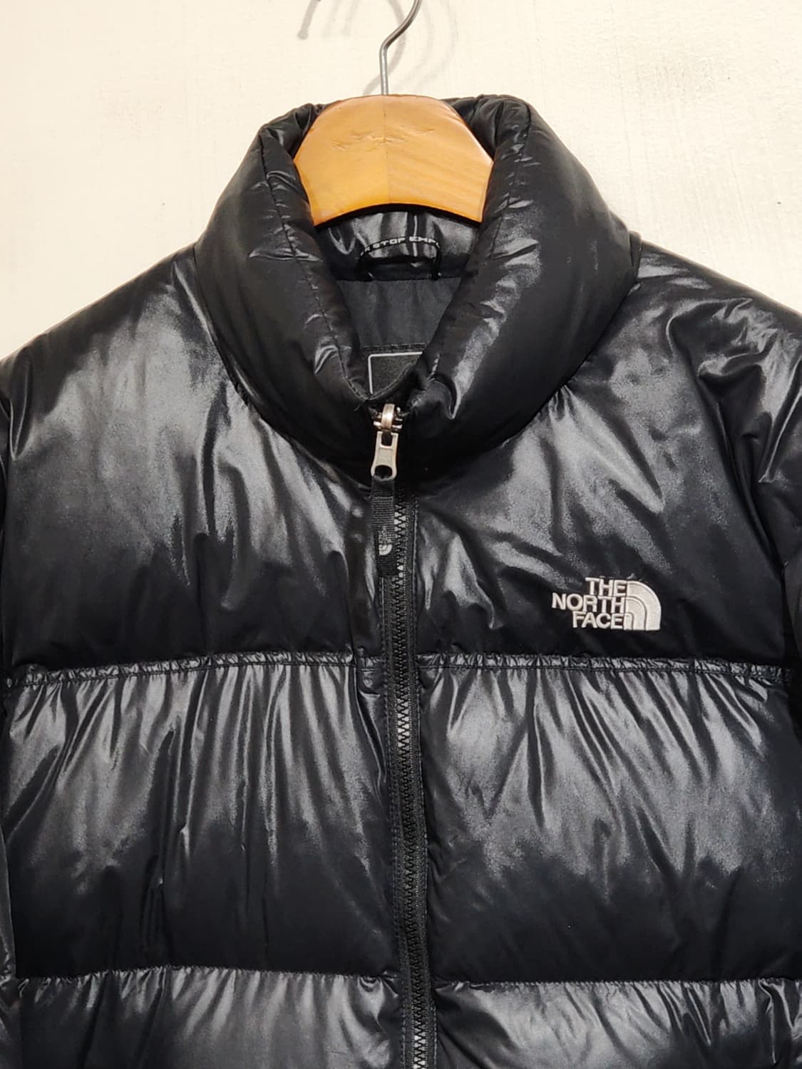 (M) 노스페이스 구스다운 눕시패딩 점퍼 블랙 거위털 700 자켓  상품이미지2