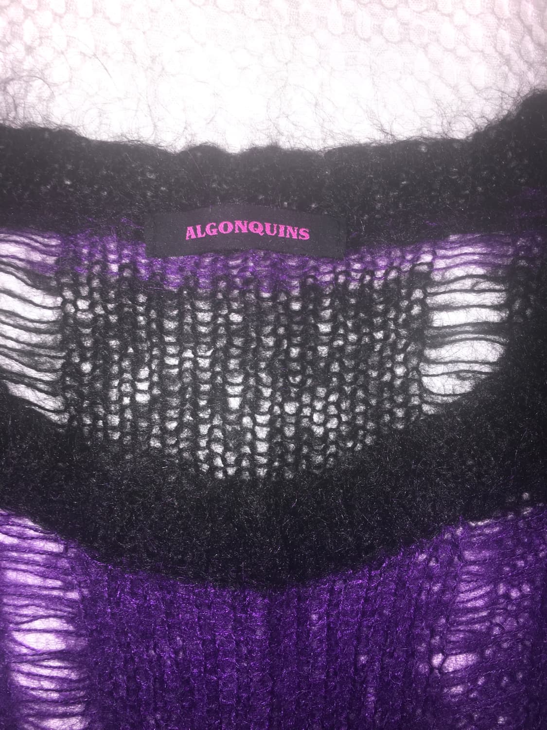 ALGONQUINS 펑크 니트 상의 상품이미지2