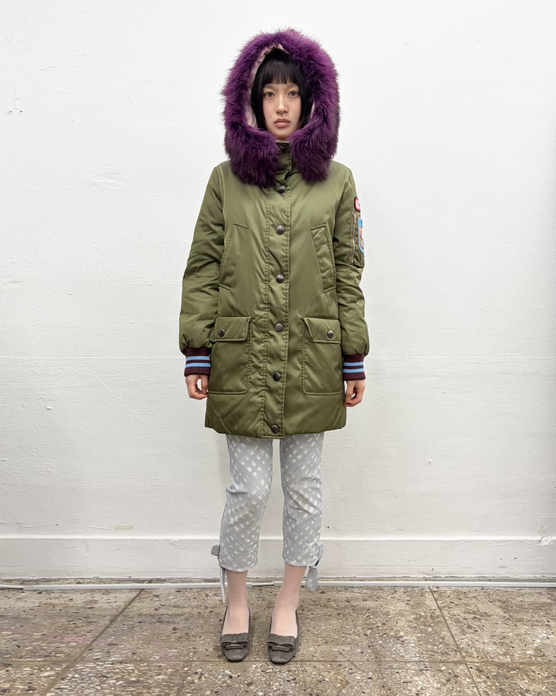 미우미우 2017F/W 퍼 트리밍 파카 상품이미지8