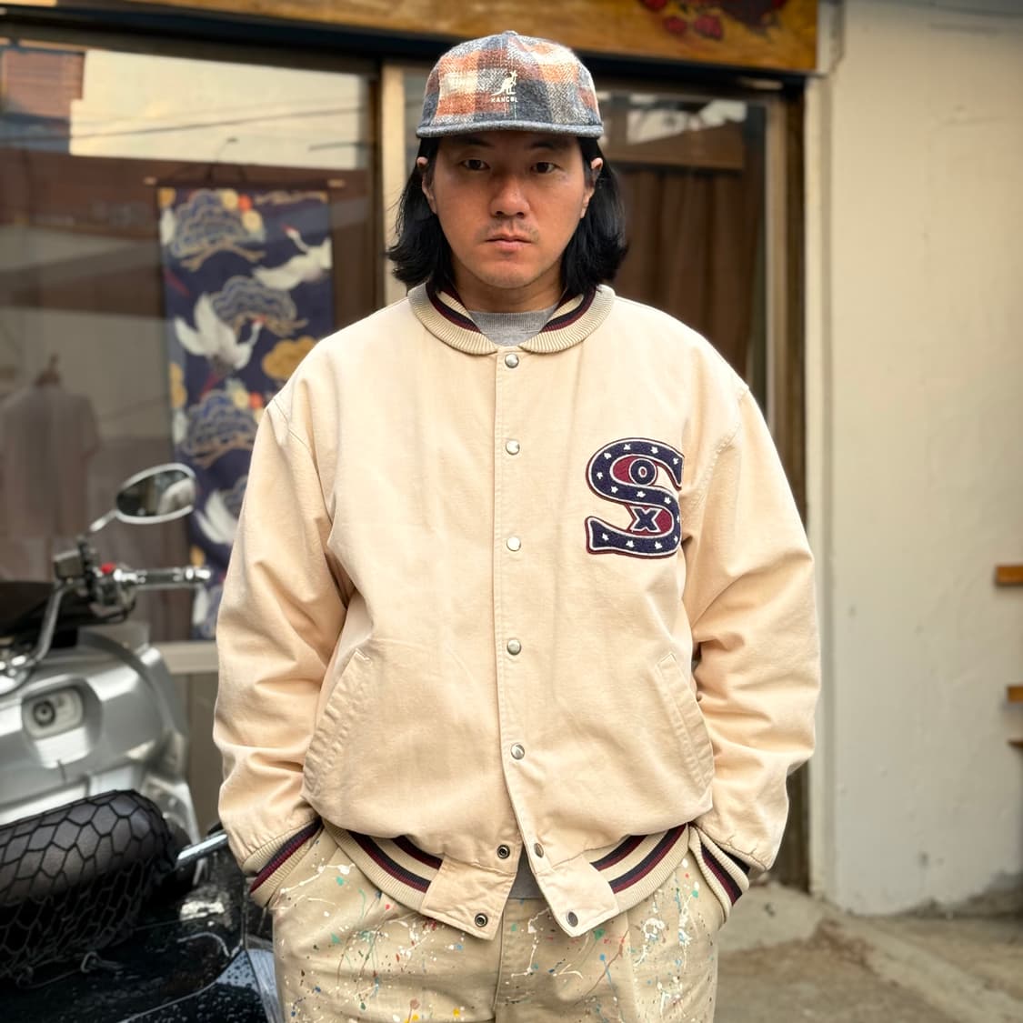 MLB 1917 시카고화이트삭스 심볼 패치 바시티자켓 105 상품이미지7