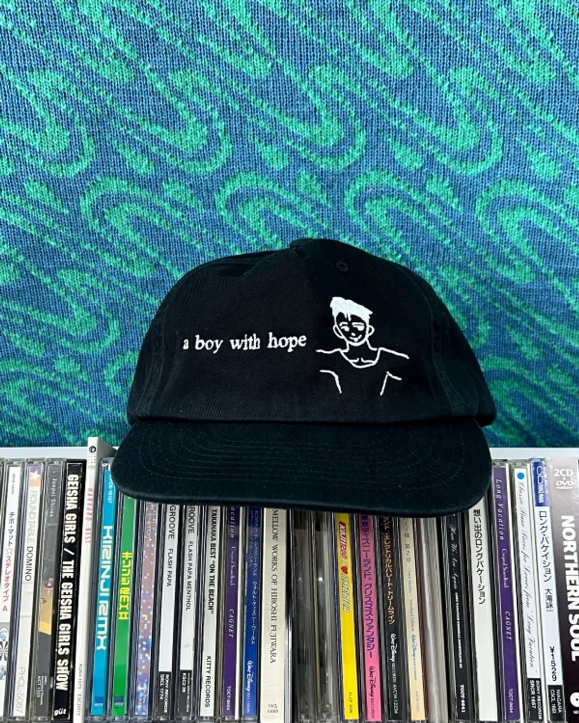 보이 위드 호프 5 패널 캡 블랙 thelittlemarch 더리틀마치 상품이미지1
