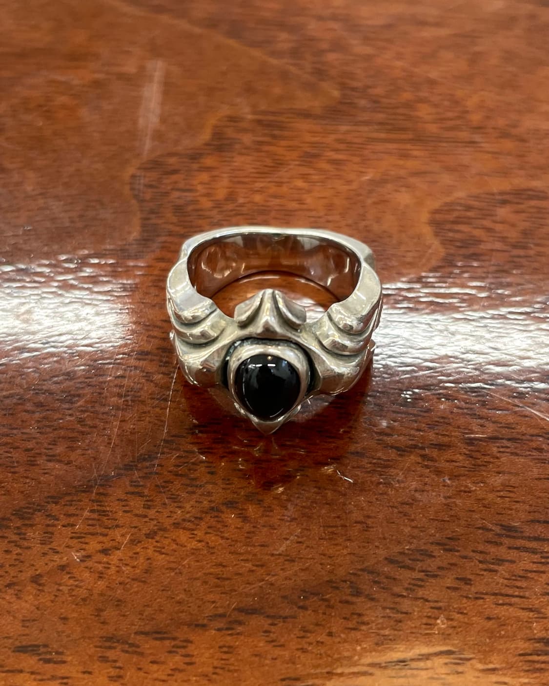 925 실버 블랙 오닉스 반지 상품이미지2