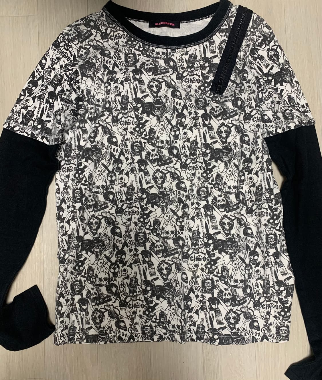 아케호무 빈티지 펑크 티셔츠 상품이미지1