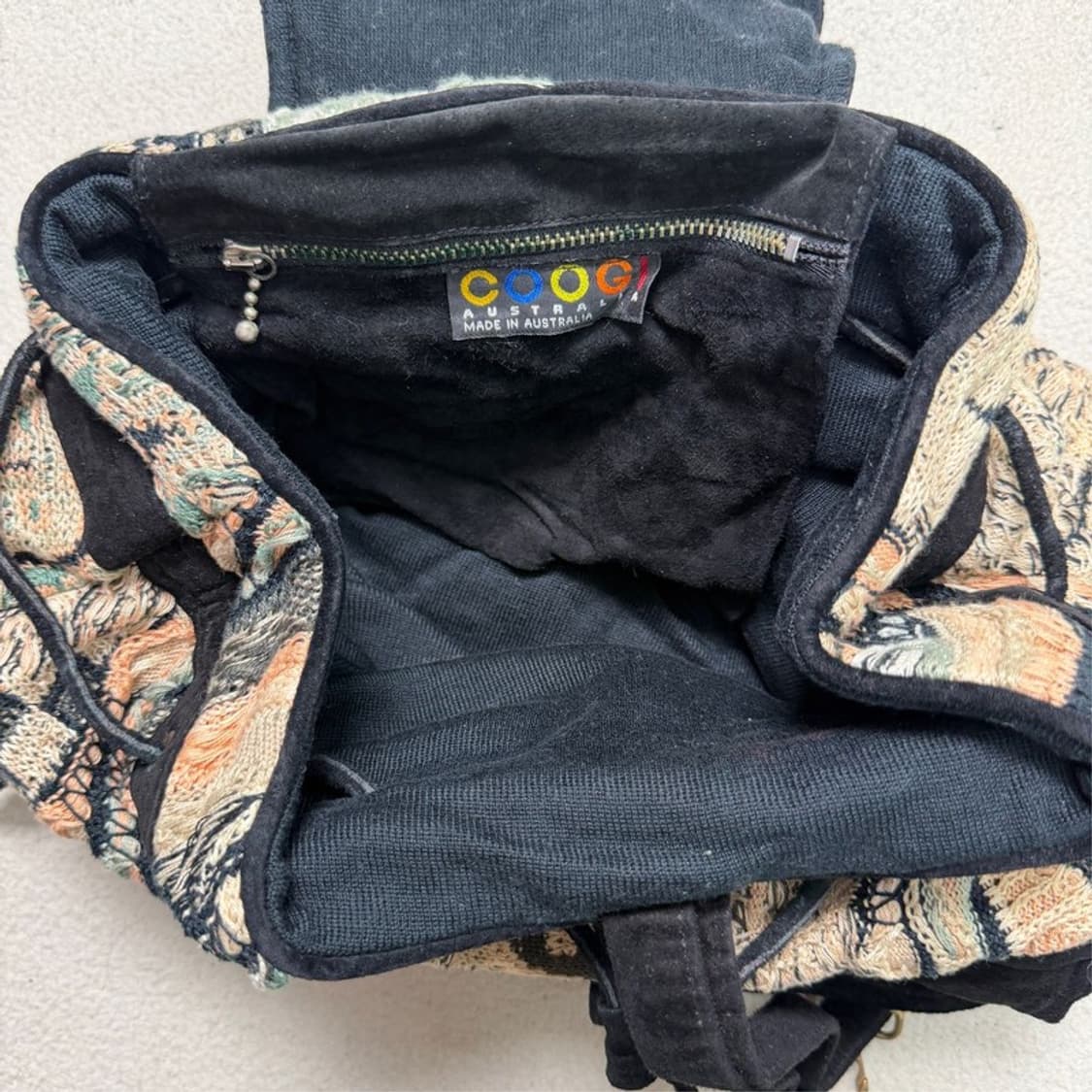 COOGI 빈티지 스웨이드 백팩 상품이미지5
