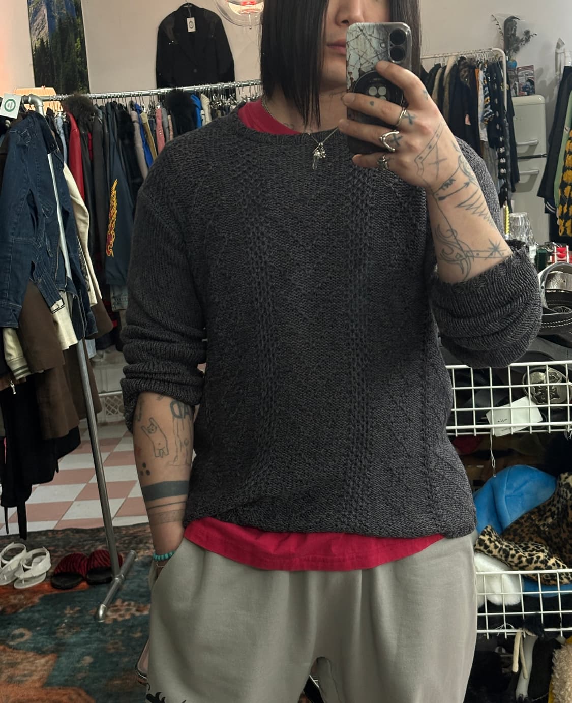 TTF✳️1990's 요지야마모토 니트 상품이미지2