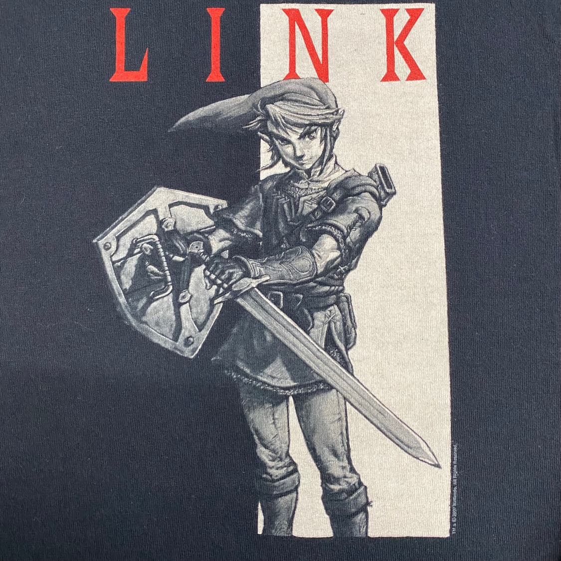 젤다의전설 스카페이스 패러디 00s 빈티지 게이밍 티셔츠 상품이미지4