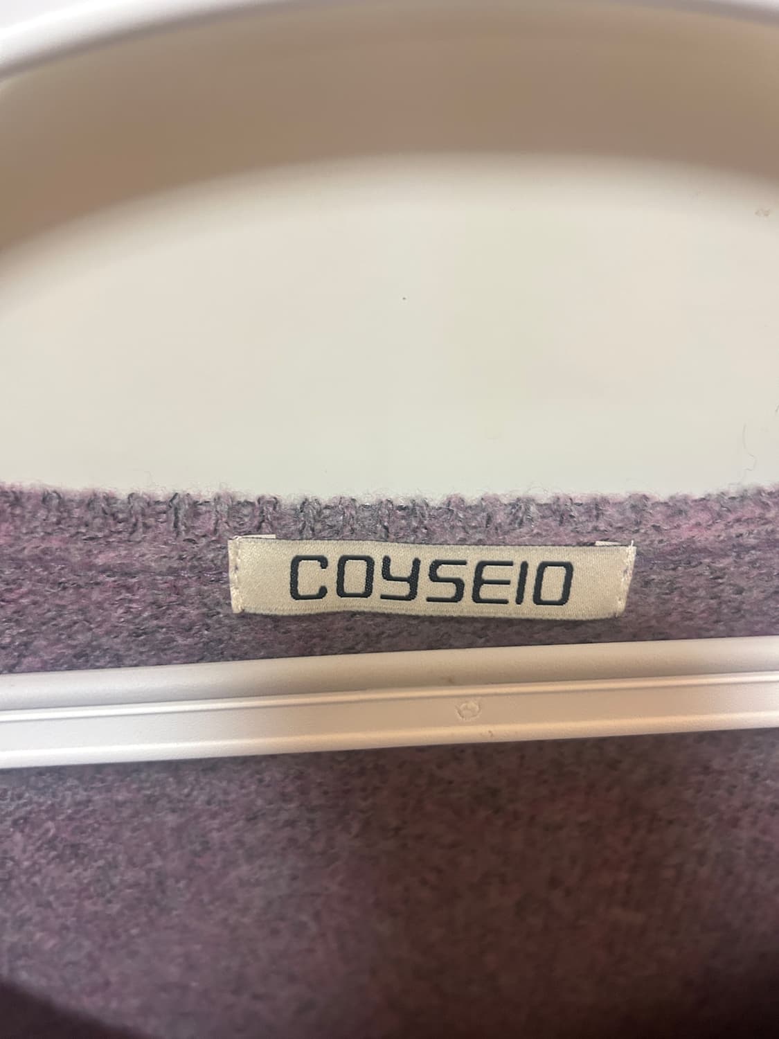 코이세이오 소프트 벨 니트 퍼플 coyseio soft bell knit 상품이미지5