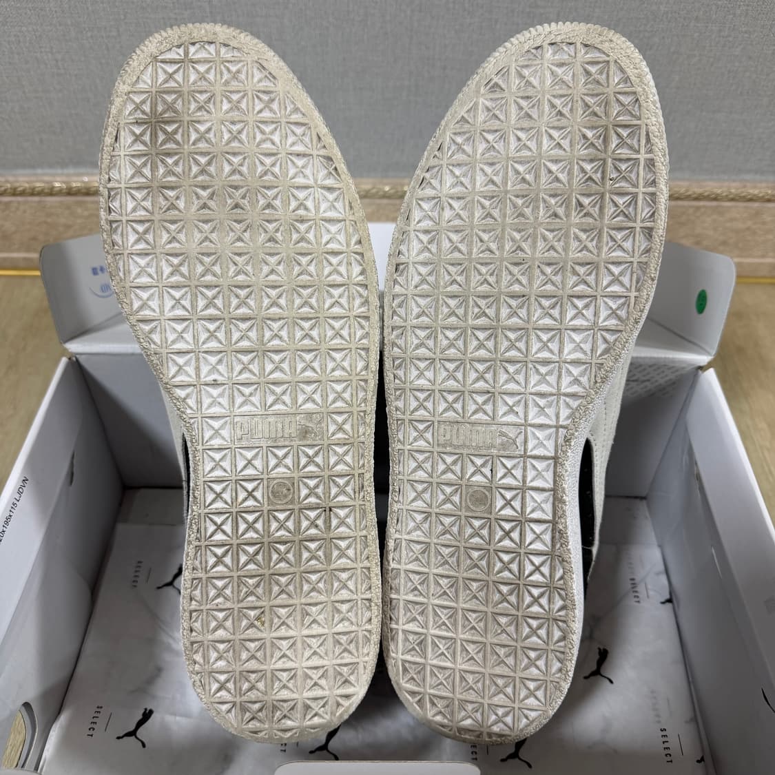 푸마 스웨이드 빈티지 블랙 화이트 280 상품이미지6